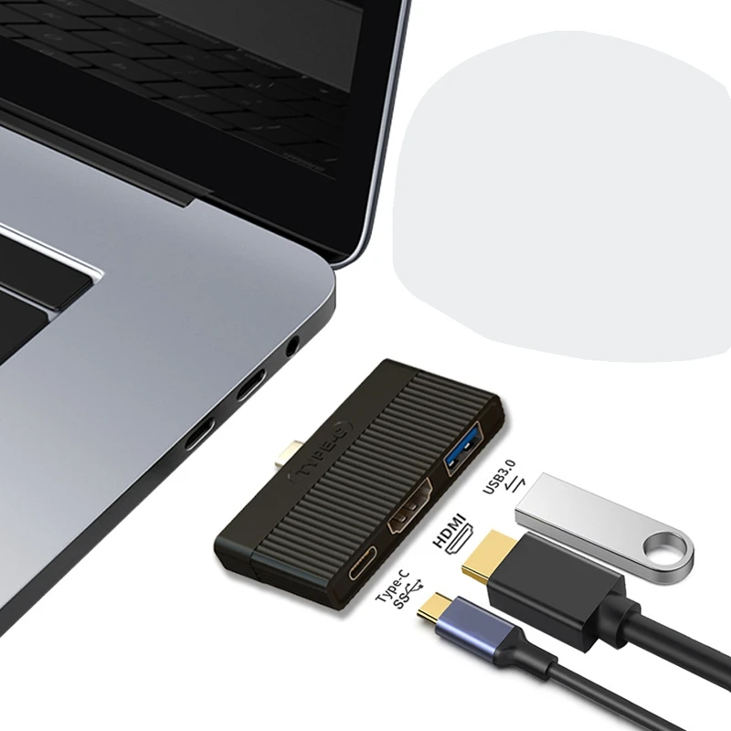 Тип-c к HDMI/USB3.0/PD три-в-одном док-станция USB-C до 4K HD для адаптера nintendo