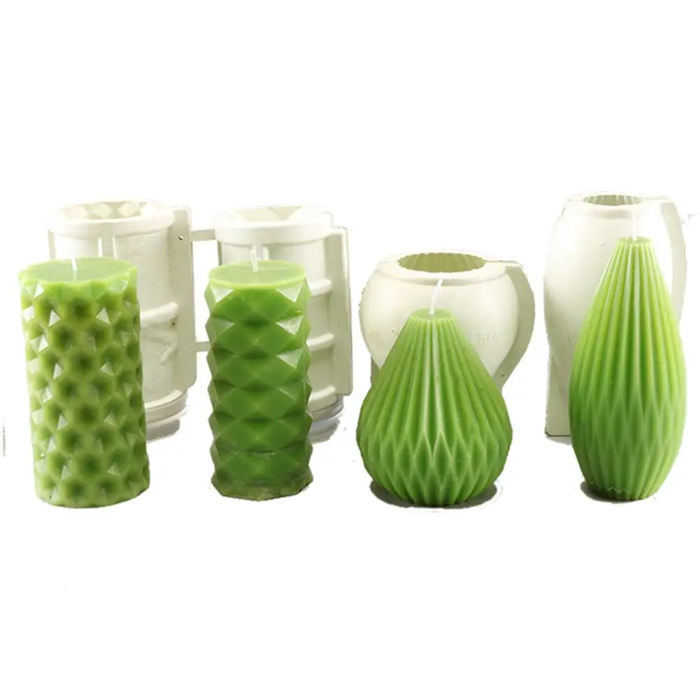 

Multishape Handmade Candle Mold 3D Soap Plastic Mold Plastic Wax Fragrance Mould DIY Aromatherapy Plaster Making Model Handcraft