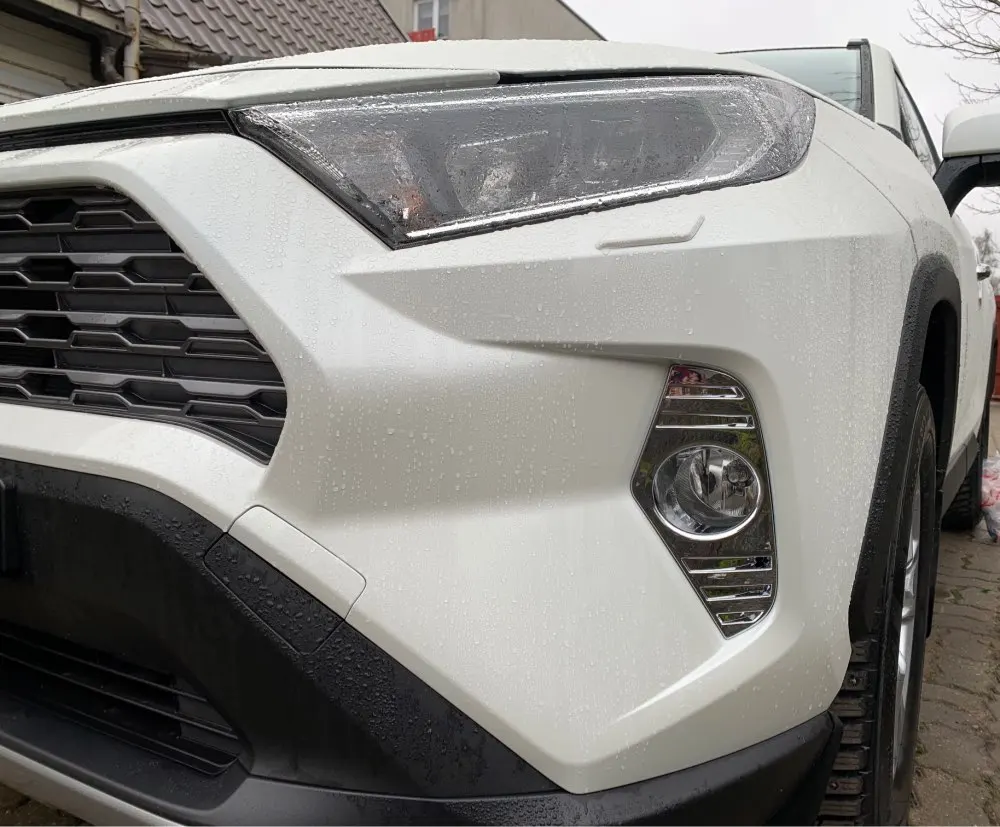 Для Toyota RAV4 RAV 4 2019 2020 хромированный передний противотуманный светильник накладка