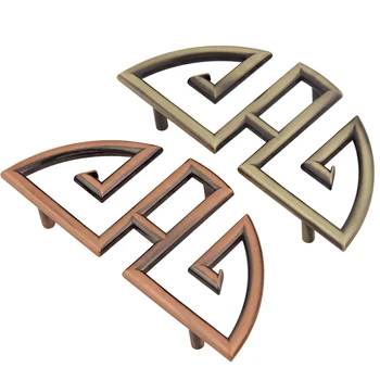 

2.5" 3.75"old Vintage Dresser Drawer Pull Handles Antique Bronze / Copper Kitchen Cabinet Knob Handle Decorative Hardware
