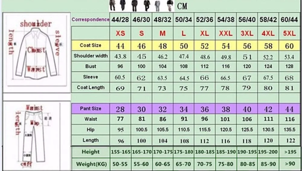 Suits For Men One Breasted Jacket Slim Fit Casual Peak Lapel Blazer Jacket Weeding Groomman Prom Business (Jacket+Pants)