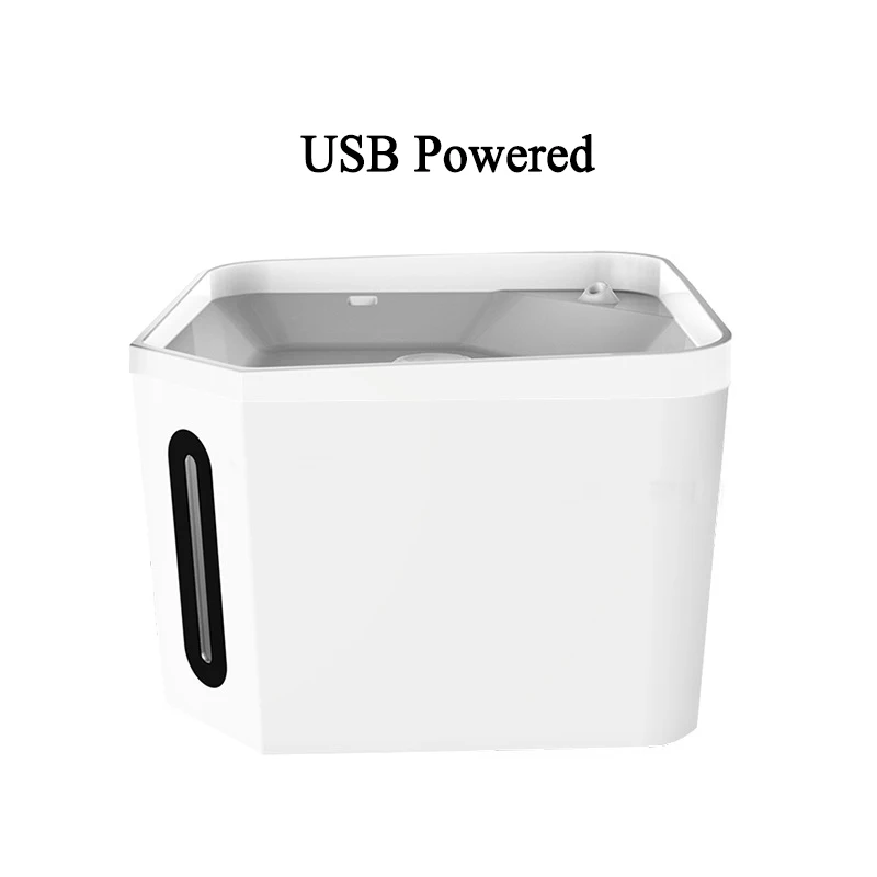USB Powered B 2L автоматический фонтан для кошачьей воды, Электрический немой кормушка для воды, поилка для собак, кошек, дозатор напитков с фильтром - Цвет: USB Powered B