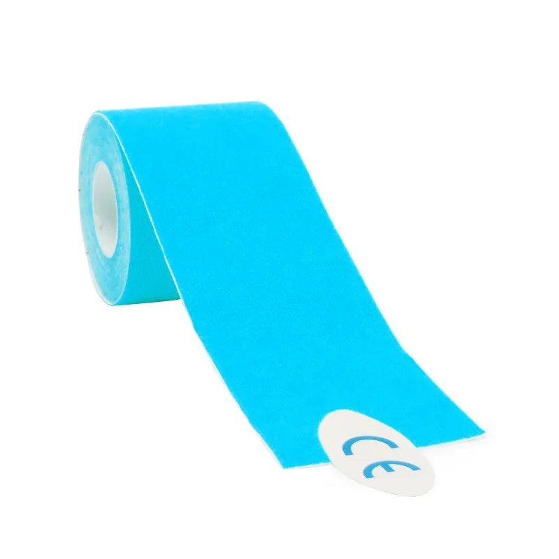 Новое поступление многофункциональные обернутые повязки спортсмены спортивный пластырь для мышц эффективность наклейки при спортивных травмах мышечное напряжение защитные ленты - Цвет: Небесно-голубой