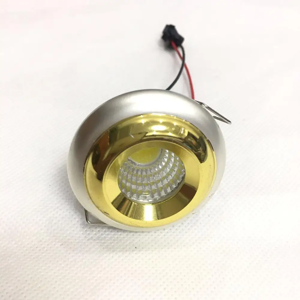 10 единиц 3 W светодиодный мини Einbauleuchte круглым verstellbarer черно-белую пятно Deckenlampe 220 V светодиодный-Schrankleuchte