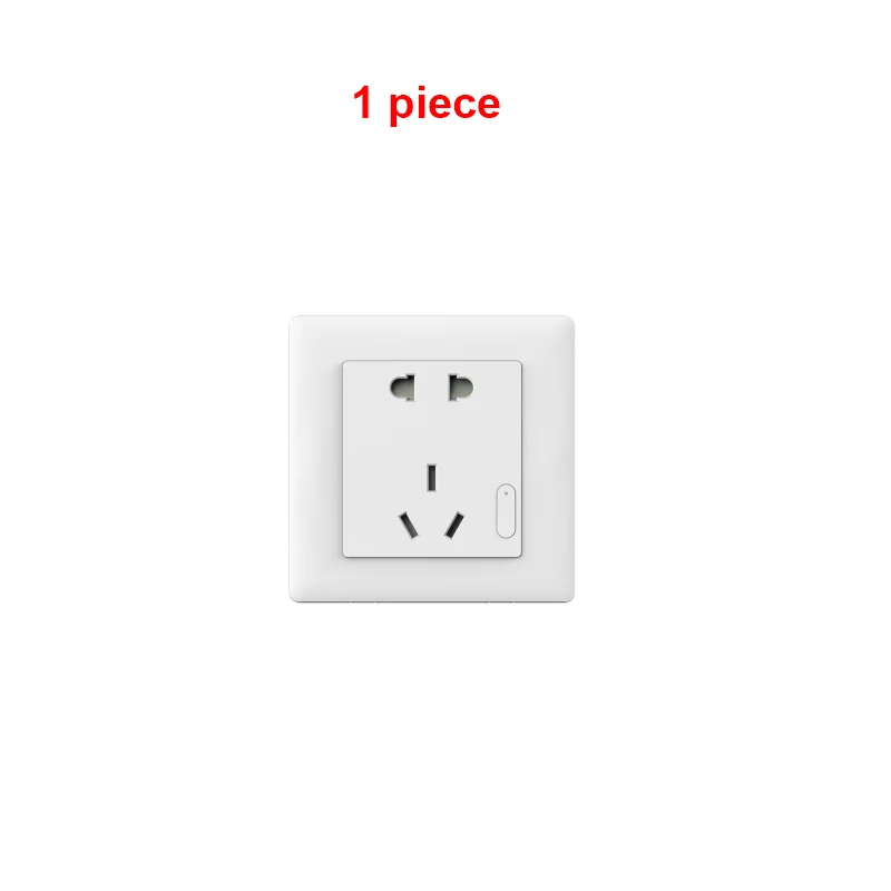 1 piece in Pack Xiaomi Aqara умная настенная розетка ZigBee беспроводной переключатель работает для Xiaomi Smart Home комплекты приложение через приложение для смартфона беспроводной пульт дистанционного управления - Цвет: 1 piece in Pack