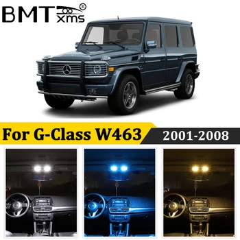 

BMTxms 17Pcs Car LED Interior Lights Kit Canbus For Mercedes G Class W463 MKI G55AMG G500 G320 G400 G270 2001-2008