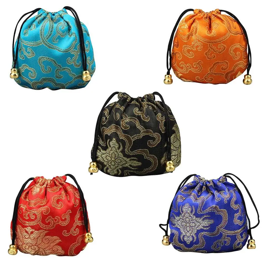 Sac de rangement de style chinois pour bijoux pour femmes, étui à colliers de la présidence, sac à bijoux de proximité, étui à bijoux multi-documents