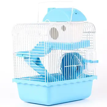 

Basic Single And Double Layer Small Big Garden Novice Package Hamster Supplies Small Nest Hamster Cage Luxury Villa Castle