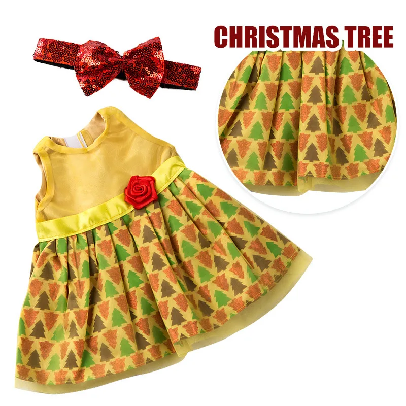 Gelb Weihnachten Anzug Puppe Kleidung Kleid Fur 18 Zoll Amerikanischen Puppe Madchen 43cm Puppen Puppe Zubehor Spielzeug Geschenk Puppen Zubehor Aliexpress