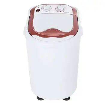 

220V Mini Portable Compact Washing Machine Full-Automatic Laundry Washer Spinner Washing And Dehydrating Dormitory Home Use Wash