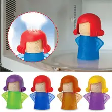 Пароочиститель для микроволновой печи Angry Mama с уксусом и водой легко очищает бытовые кухонные чистящие инструменты