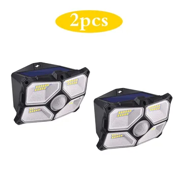 

3 Modes LED Solar Light Outdoor Solar Lamp Powered Sunlight Waterproof PIR Motion Sensor Street Light for Garden Decoration