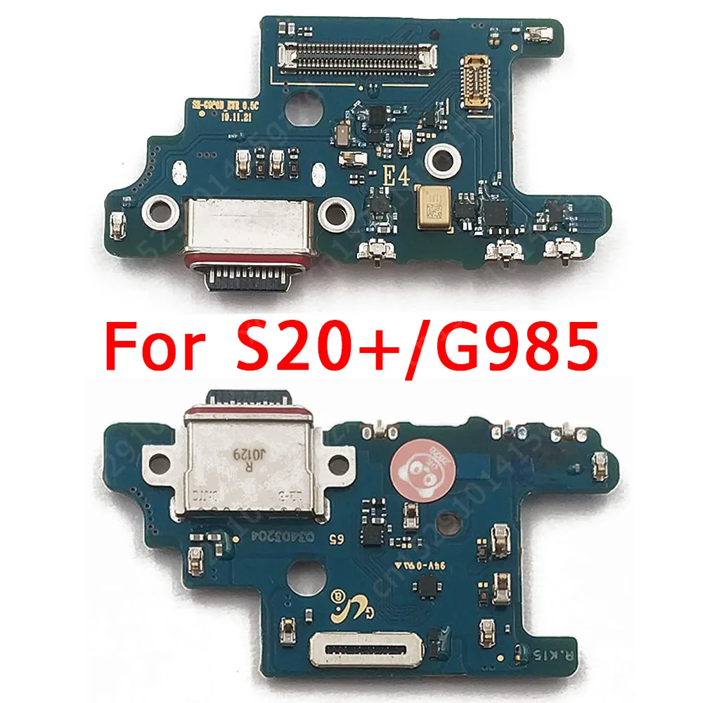 Оригинальная зарядная Плата USB для Samsung Galaxy S20 Plus зарядный порт G985 разъем PCB гибкий