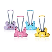 Милый мультяшный младенец ходьба помощник ремень младенческой безопасности сбруя детей регулируемый мультфильм ремень поводки