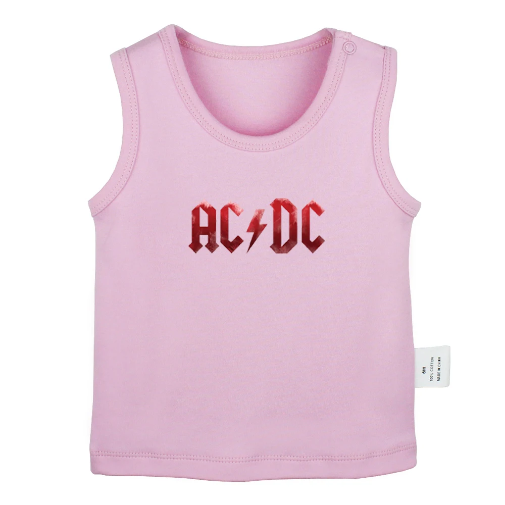 Rock Band ACDC U2 Alternative Linkin Park Symbol Newborn Baby Tank Tops Toddler Vest Sleeveless Infant Cotton Clothes |