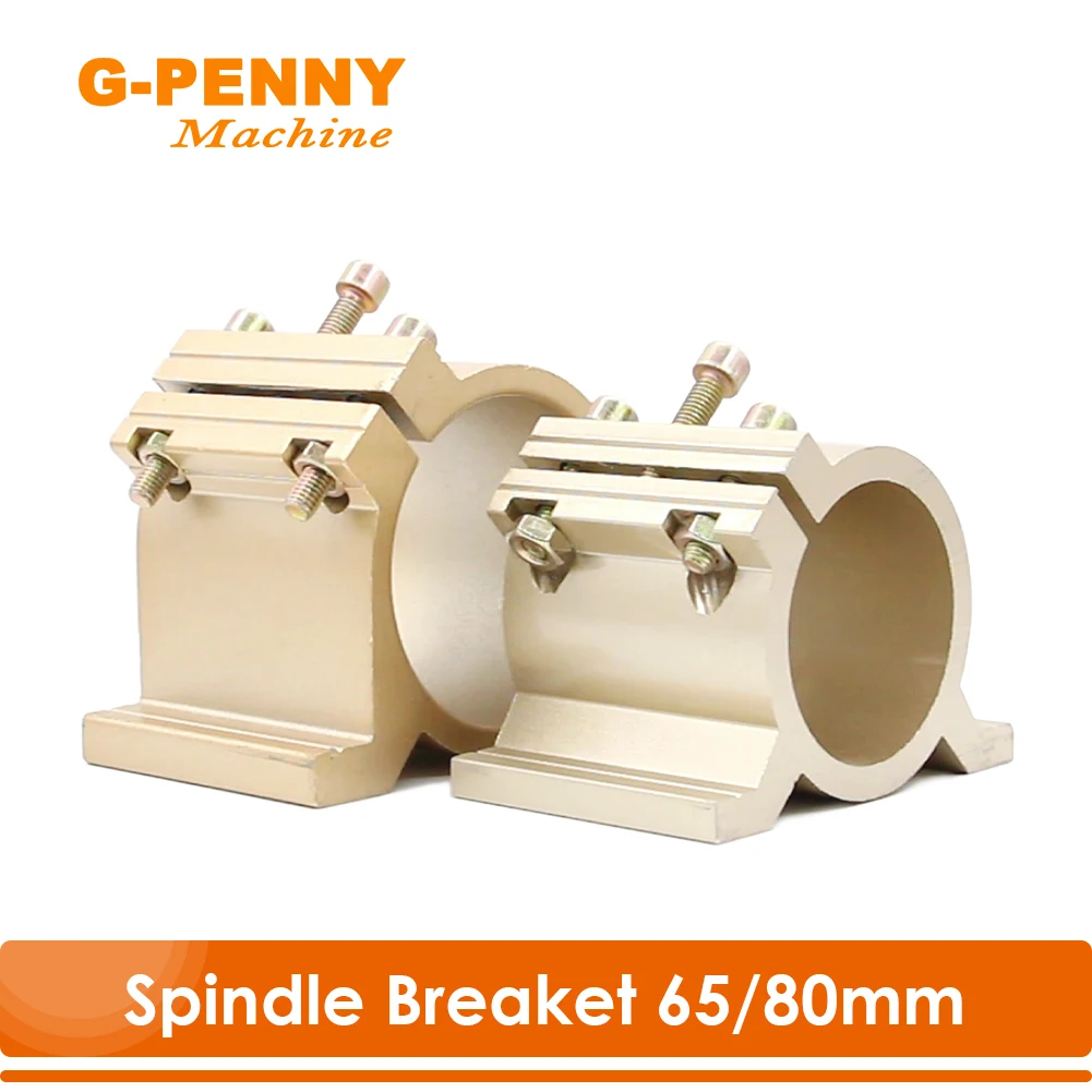 Suporte do Eixo 65 mm 80 mm Alumínio Fixação Quantidade Suporte para Cnc Carpintaria Eixo de Alta Precisão Não é Fácil Deformar Novo