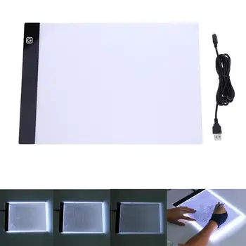 

5W LED Drawing Tablet Digital Graphics Pad USB LED Light Box Copy Board Electronic Art Graphic Painting Writing Table