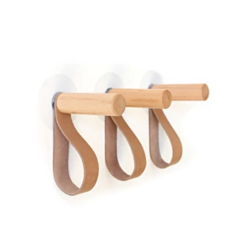 

3 Nordic Wall Creative Hooks, Solid Wood Hangers, Towel Racks, Wall Brackets
