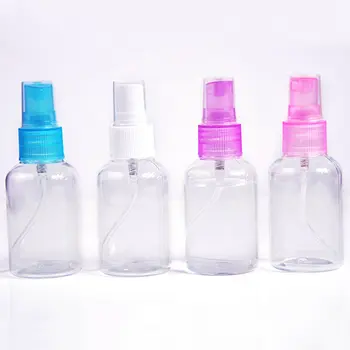 

1Pcs Transparent Empty Spray Bottles 50ml Mini Refillable Container Empty Cosmetic Containers