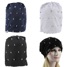 Головной убор с рукавом в стиле хип-хоп панк-рок, простая шапочка-тюрбан, женские шапки, Мешковатые шапочки для мужчин и женщин, облегающая шапка с помпоном, s