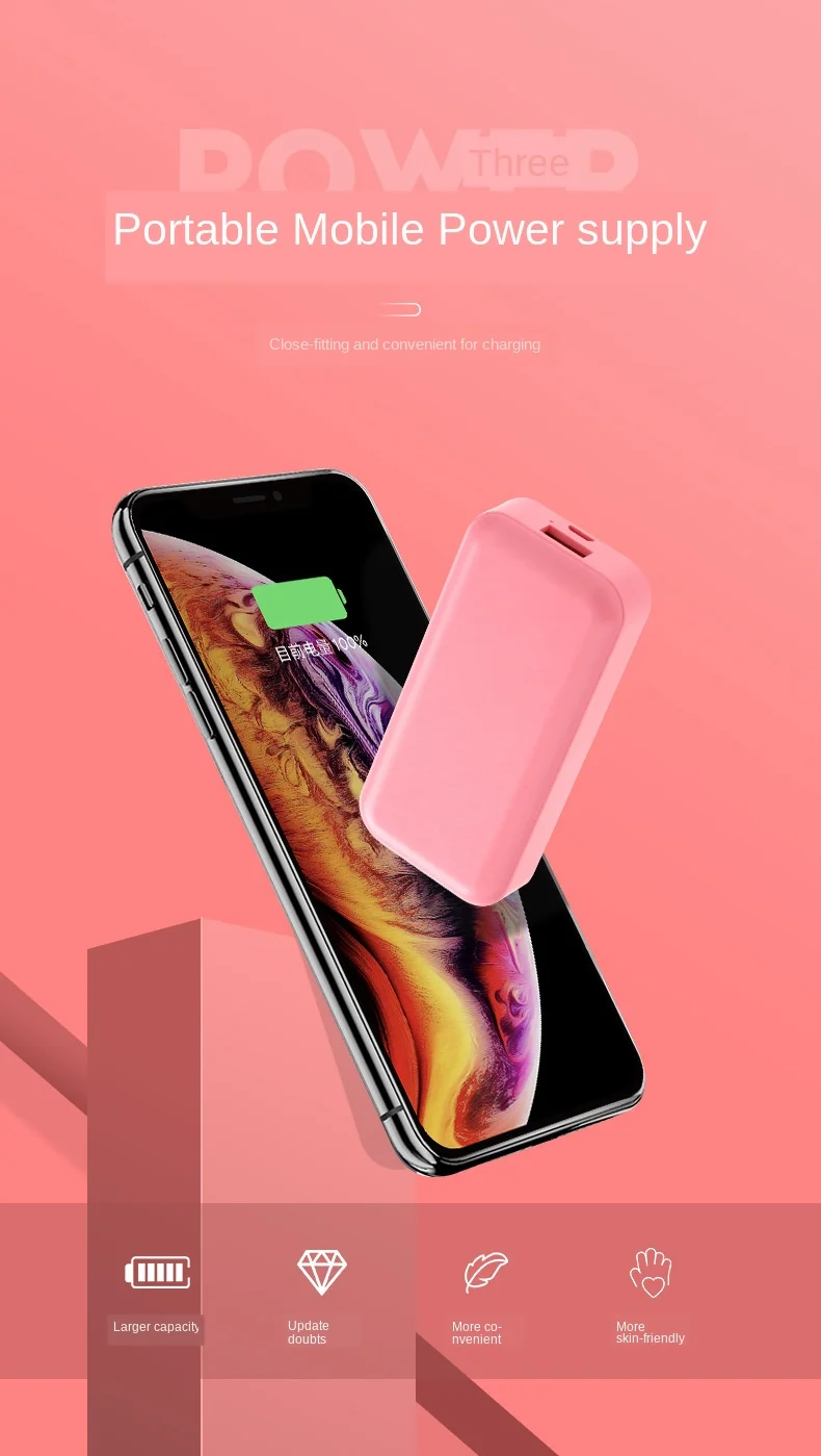 10000 мАч Мини банк питания для IPhone samsung, USAMS Внешняя батарея повербанк ультра-тонкий Банк питания быстрая зарядка Банк питания
