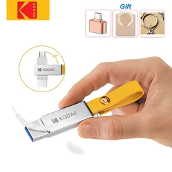 Kodak – clé USB 2 en 1 en métal 3.1 OTG, support à mémoire de 32GB 64GB 128GB, lecteur Flash de Type C, pour Macbook, PC, TV 