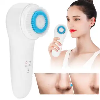 

Electric Facial Cleansing Brush Waterproof Sonic Vibration Face Pore Massage Cleaning Brush Wireless Charging Cleaning Device