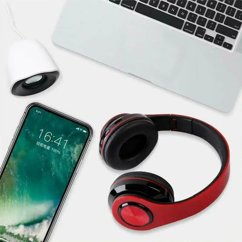 Беспроводная игровая bluetooth-гарнитура, наушники-вкладыши, стерео Super Bass с микрофоном, складные спортивные HiFi наушники, новинка
