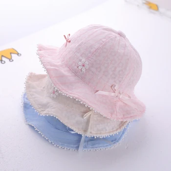 

Baby hat summer thin sun hat princess cute adjustable
