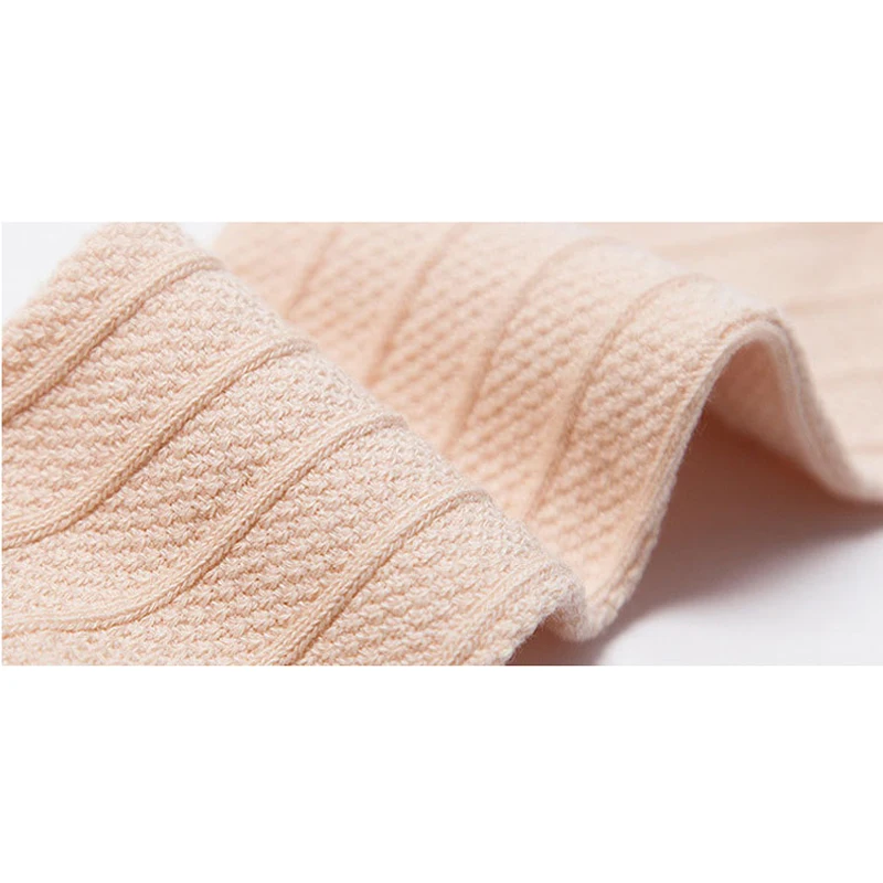 Baby Solid Infant Knee High Stockings Cotton Keep Warm Kids Socks
