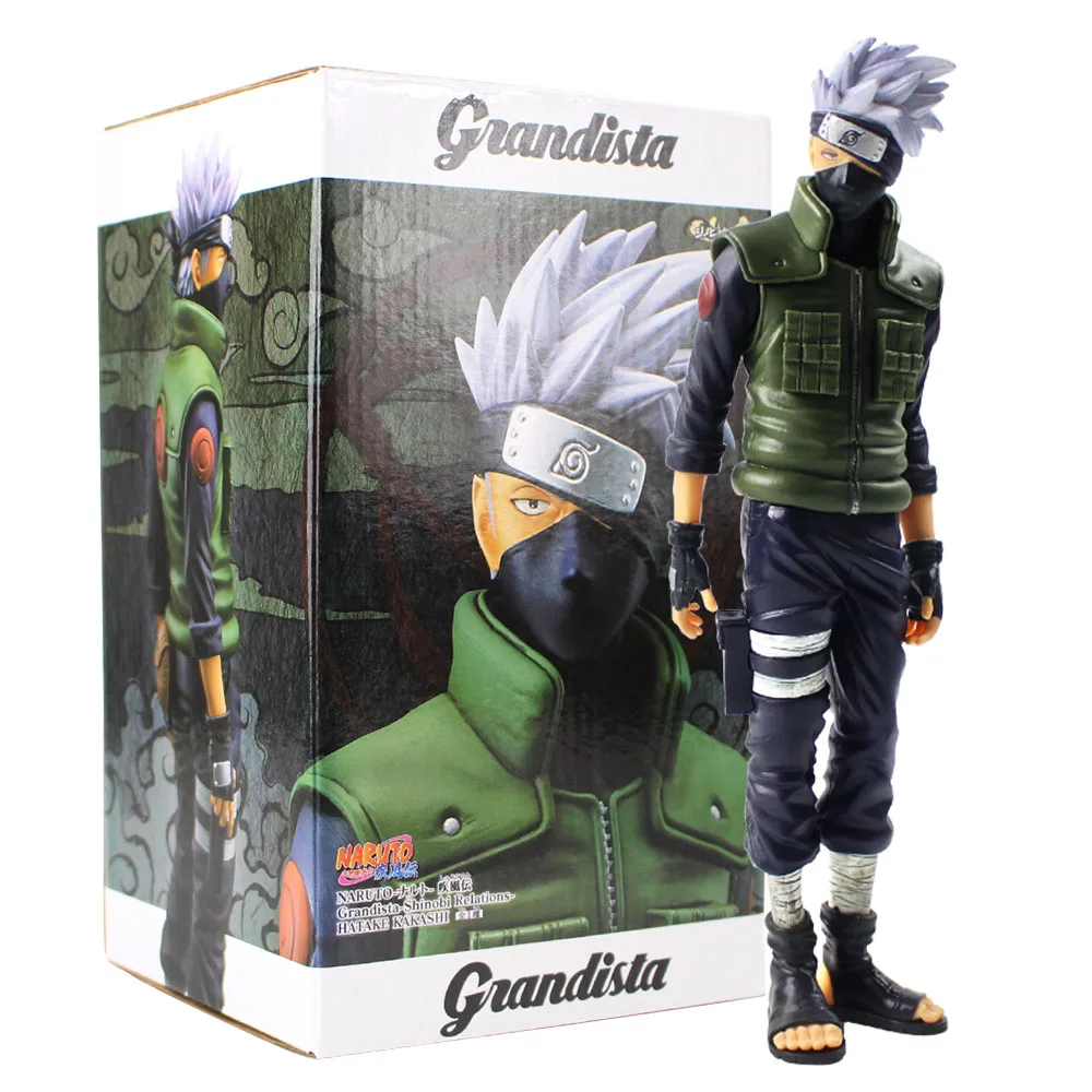 Аниме 1/7 Масштаб Окрашенные Наруто грандиста Shinobi отношения Uzumaki Наруто/Учиха Саске/Хатаке Какаши экшен-фигурка из ПВХ игрушки