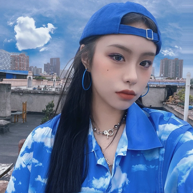 Neploe Harajuku Printed Blouse Tops Short Sleeve Turn Down Collar Causal Women Shirts 2020 Summer Korean Blusas Mujer Streetwear