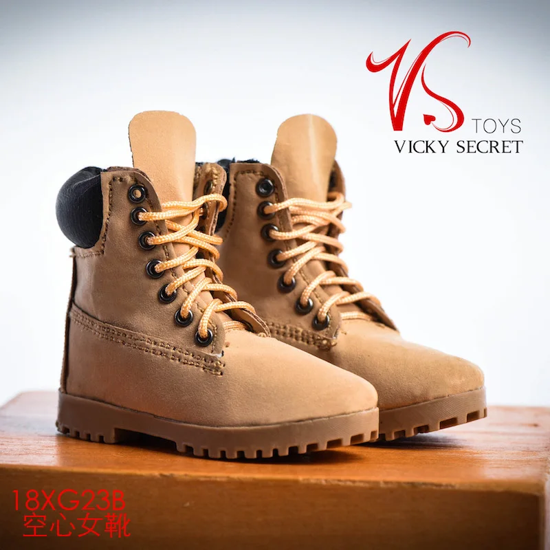 VSTOYS 18XG023 1/6th весы альпинистские сапоги товара из флока обувь с высоким берцем и на высокой платформе; реквизит Набор «сделай сам» для 12 дюймов Женская фигурка