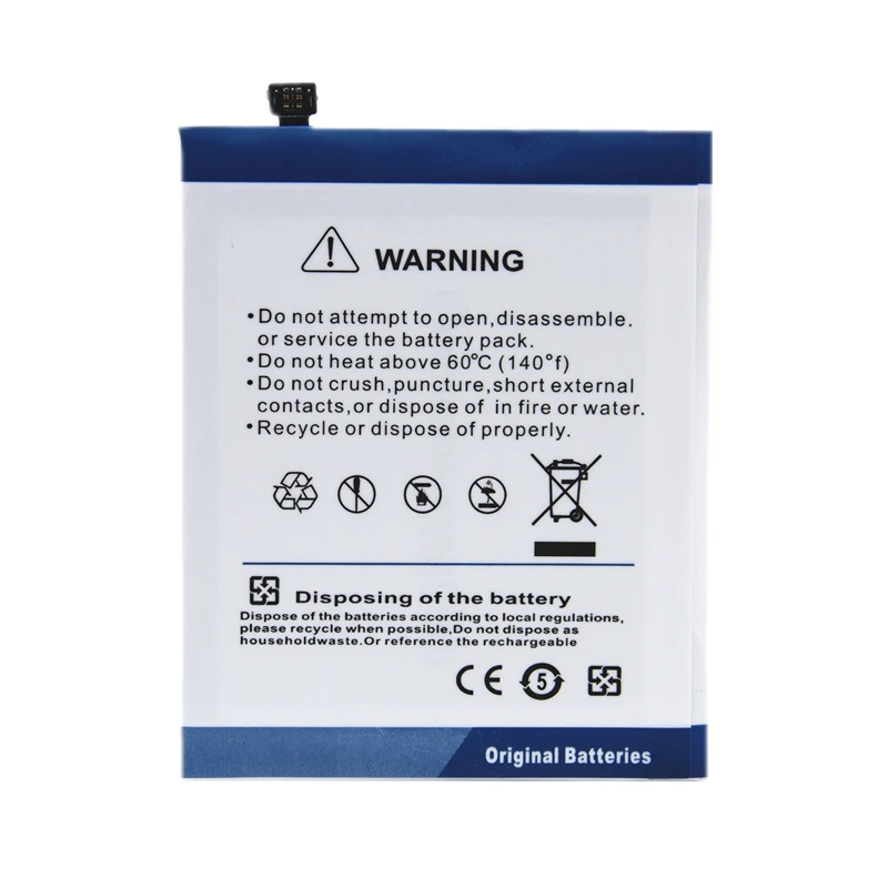 LOSONCOER 4950mAh BA621 Battery For Meizu Meilan Note5 M5 Note 5 Mobile Phone Battery+Tracking Number