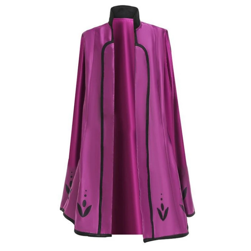 Cape Only «Холодное сердце» 2 Анна Косплэй костюм для маленьких девочек, платье принцессы платье на Хеллоуин Рождественский подарок аниме выполнять событие - Цвет: Cape Only
