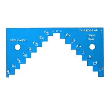 

Table Saw Measuring Ruler Depth Measurement Height Limit Gauge Small Saw Blade Woodworking DIY Gadget Tools Dropshipping
