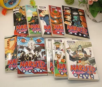 

1 Books Naruto Vol. 28-52 select Fantasy Manga Comic Book Japanese classic youth cartoon comic Language Chinese