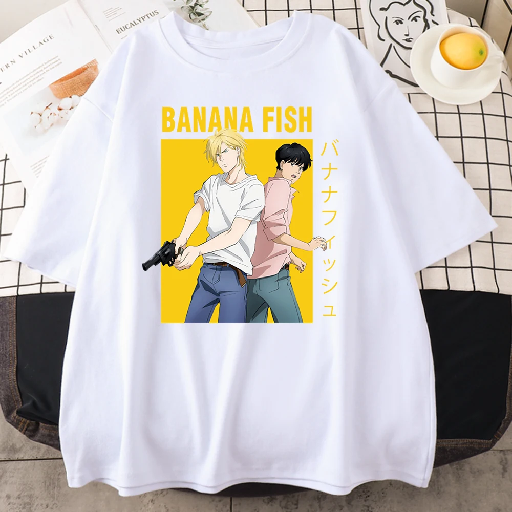 Banana Fish Ash Lynx Anime Printed Woman T Shirt 2021 Summer Tee Shirt Harajuku Cotton T Shirts Hip Hop Loose Women New T-ShirtsBanana Fish Ash Lynx Anime Printed Woman T Shirt 2021 Summer Tee Shirt Harajuku Cotton T Shirts Hip Hop Loose Women New T-Shirts cheap graphic tees