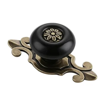 

6PCS Vintage Ceramic Cabinet Dresser Knobs Cupboard Door Drawer Pull Handle For Cabinet / Cupboard / Drawer / Wardrobe Etc.