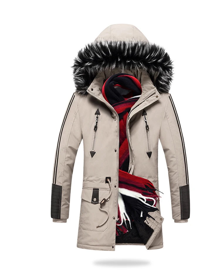 Новинка года; Длинная толстая теплая куртка Hiver Homme