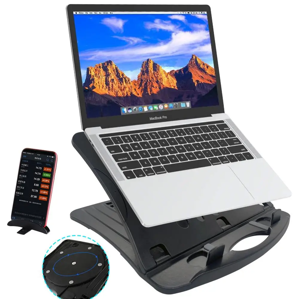 Портативная подставка для ноутбука 13 17 дюймов Регулируемая MacBook Air Складная