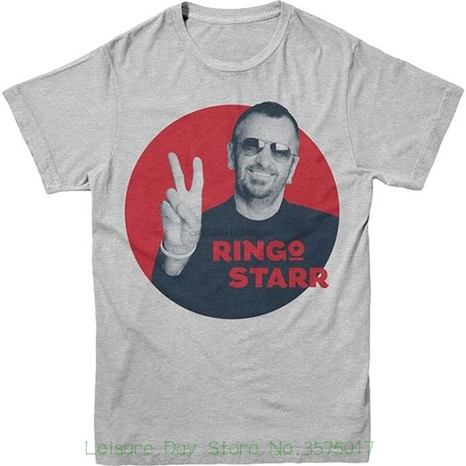 Футболка новинка крутые топы мужские футболки с коротким рукавом футболка Ringo Starr