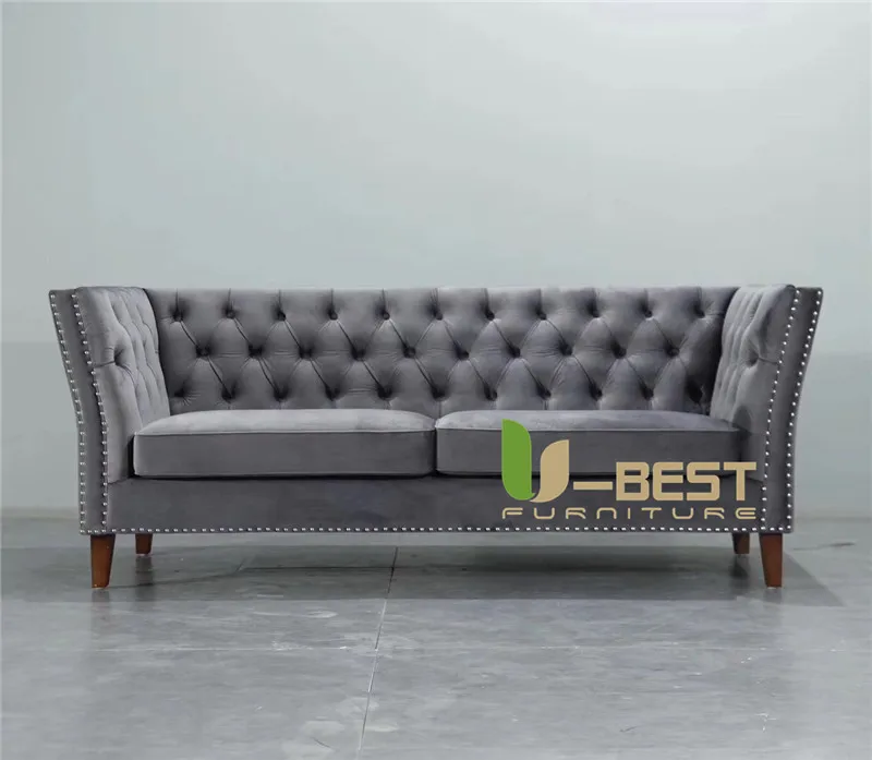 U-BEST furniture newest Fabric living room sofa Velvet designer sofa (1)