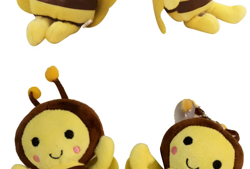 Kawaii Bee обувь для девочек плюшевые игрушечные лошадки мультфильм Животные пчелы милые куклы Мягкая фигура детей красивые подарки