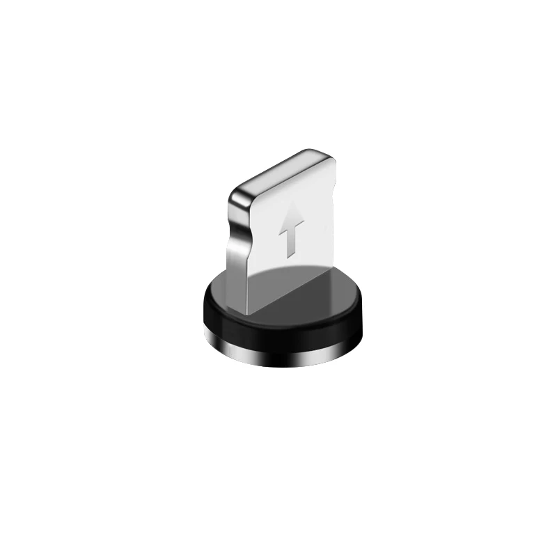 for iPhone Магнитный зарядный светодиодный кабель Micro usb type C 2A для быстрой зарядки и передачи данных для мобильных телефонов - Цвет: for iPhone