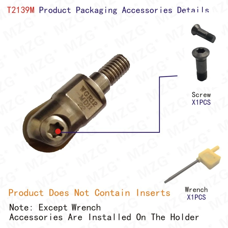 Торцевая фреза mocask T2139M T2139M-5R-M5 для резки металла сферическая фиксирующая головка с ЧПУ