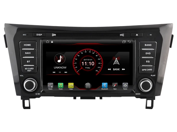 Flash Deal NaweiGe 8Inch Android quad core MTK 9.1 2+16GB Car dvd for NISSAN QASHQAI 2014 Autoradio GPS Navigation Car Multimedia players 1