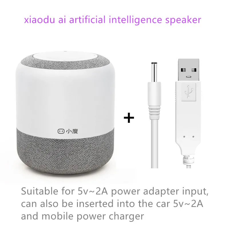 Xiaodu искусственные интеллектуальные динамики/Baidu AI голосовой помощник робот wifi беспроводной bluetooth домашний аудио - Цвет: Xiaodu AI speakers