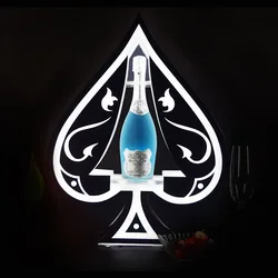 Luminous Wine Base Champagne Display Wine Rack Tray KTV Bar Nightclub Colorful Led Atmosphere Table Lamp Wine Transmitter