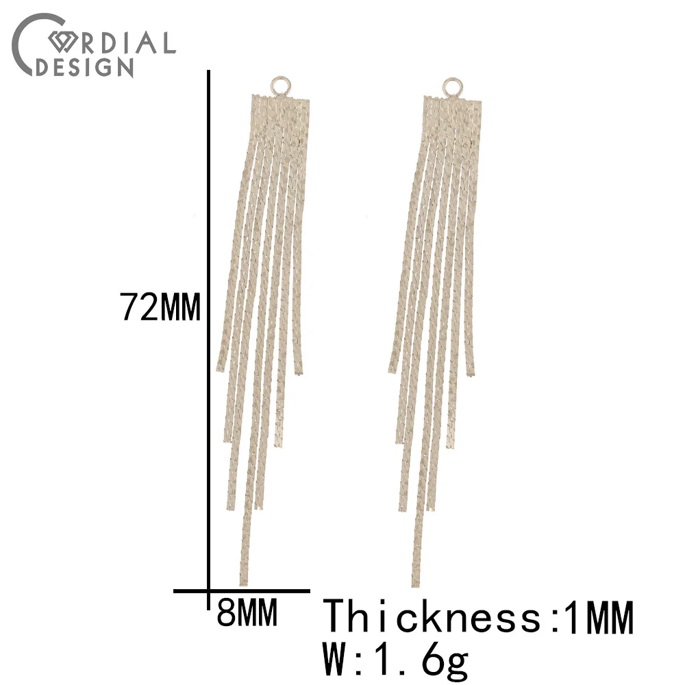 Cordial Design 20Pcs Earrings Accessories/DIY Making/Copper/Genuine Gold Plating/Hand Made/Jewelry Findings & Components/Charms - cordial